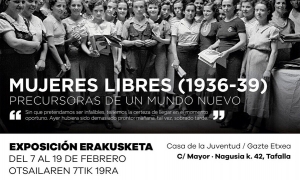 Erakusketa: Mujeres Libres (1936 – 1939): mundu berri baten aitzindariak